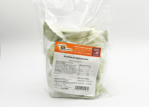 Knoblauch Spinat Nudel