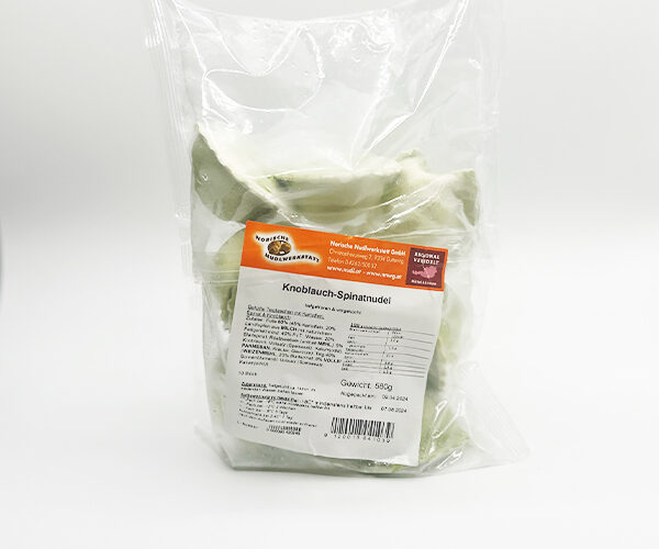 Knoblauch Spinat Nudel